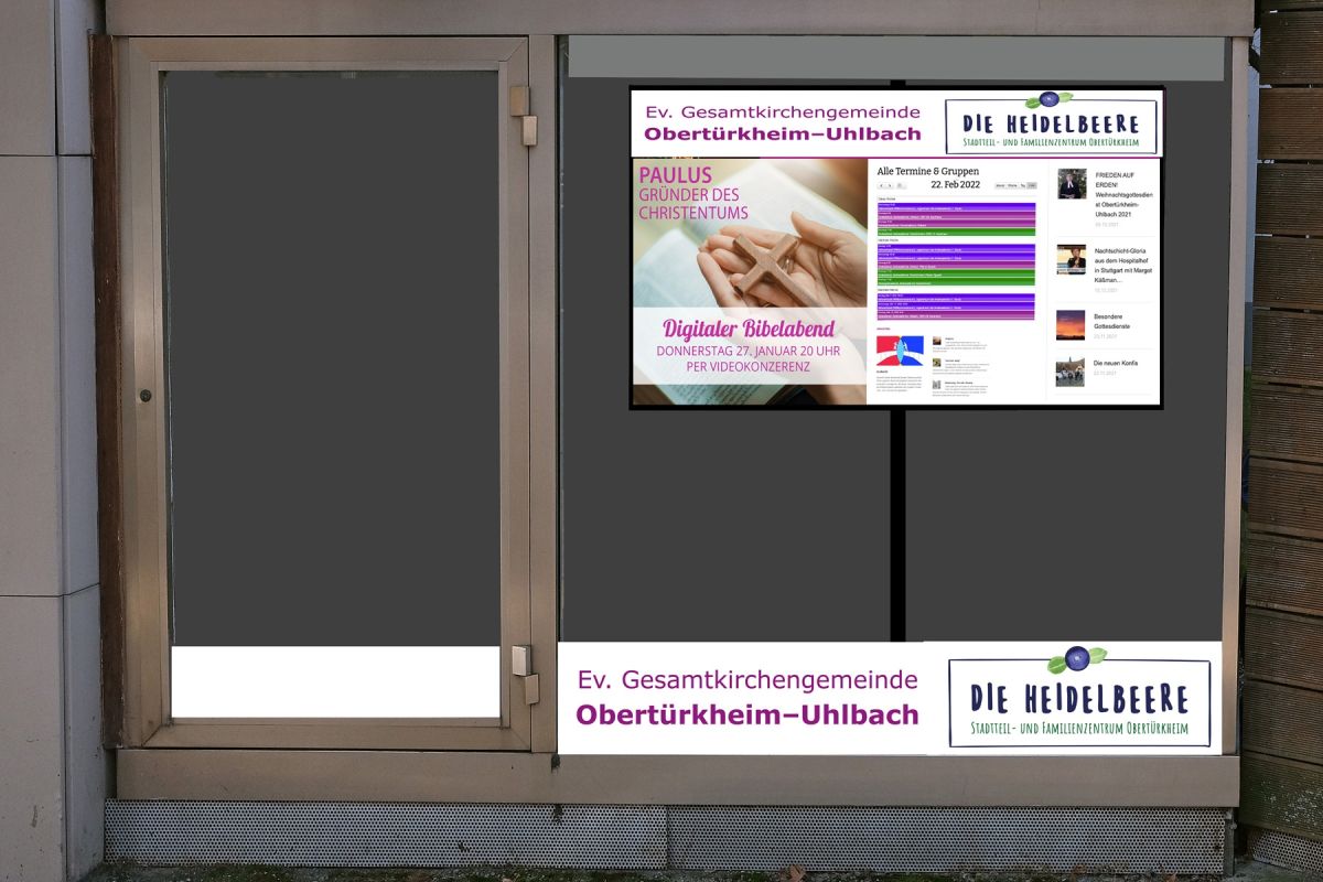 Visualisierung Infoscreen