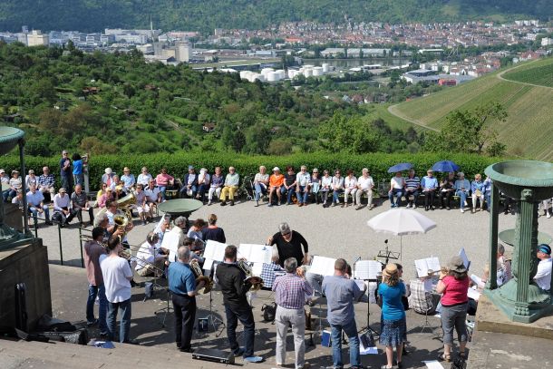 Gottesdienst an der Grabkapelle